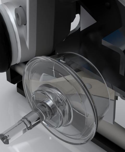 Rotor cleaning device DCU